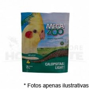 Ração Mega Zoo Light Calopsitas 350g