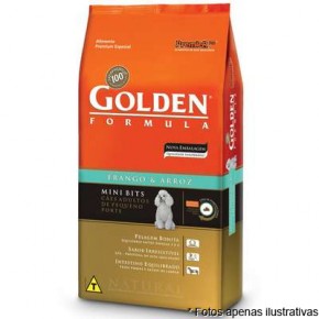 Ração Golden Formula Adultos Frango Mini Bits 3 kg