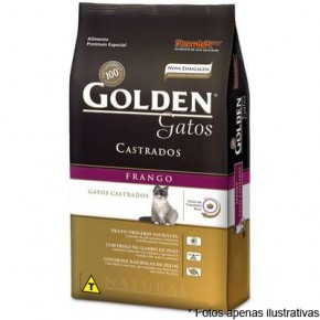 Ração Golden Gatos Castrados Frango 10,1kg