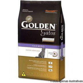 Ração Golden Gatos Adultos Salmão 10kg