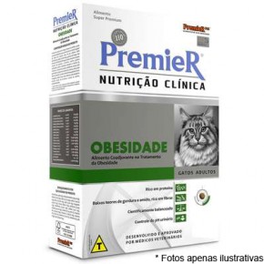 Ração Premier Nutrição Clinica Gatos Obesidade 1,5KG