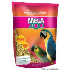 Ração Mega Zoo Papagaio e Araras 700g