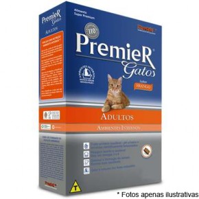 Ração Premier Ambientes Internos Gatos Adultos Frango1,5kg