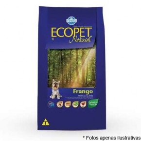 Ração Ecopet Natural Frango Small Bites 1kg