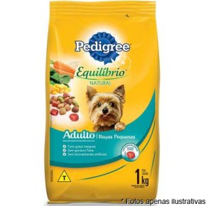 Ração Pedigree Equilíbrio natural Adulto Raças Pequenas 3kg 