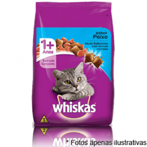 Ração Whiskas sabor peixe 10.1kg