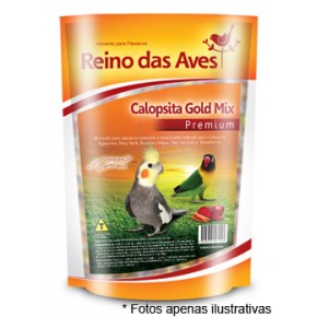 Ração Reino das Aves Calopsita Gold Mix 500g