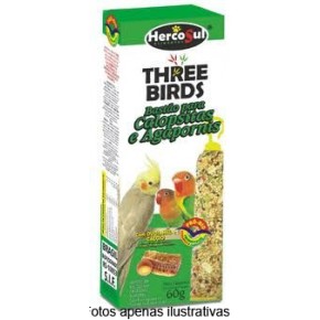 Bastão para Calopsitas e Agapornis Three Birds 60g