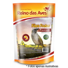 Ração Reino das Aves Fibra Frutas 500g