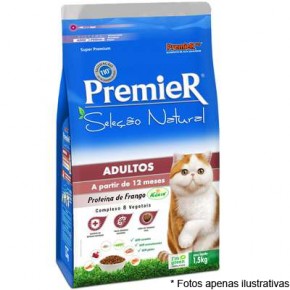 Ração Premier Seleção natural Gatos Adultos 1,5kg