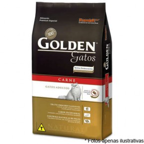 Ração Golden Gatos Adultos Carne 1kg