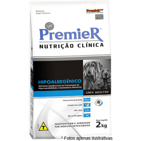 Ração Premier Nutrição Clinica Cães Hipoalergênico 2kg