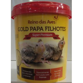 Ração Reino das Aves Gold Papa Filhotes pote 400g